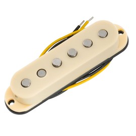 Musiclily Pro ST-60SE Staggered Alnico 5 Single Coil Bridge Pickup for Strat Style Electric Guitar, Cream