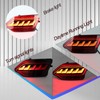 BINQIGOO 2Pc Full LED Rear Bumper Reflector Lights Kit for