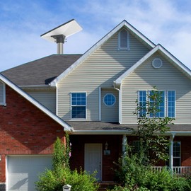 TIUIHU Starlink Mini Mount - Pipe Adapter and Pole Mount Kit for 1-2.1" Dishy