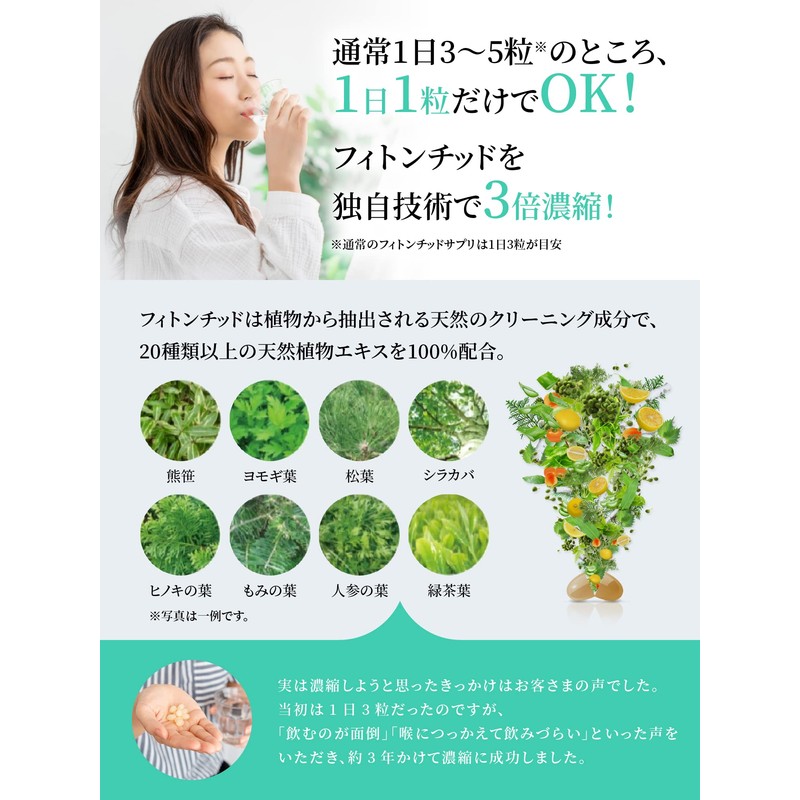 【臭ピタッ！ エチケットサプリ 31粒（31日分）】 サプリ サプリメント フィトンチッド シャンピニオン デオアタック クロロフィル