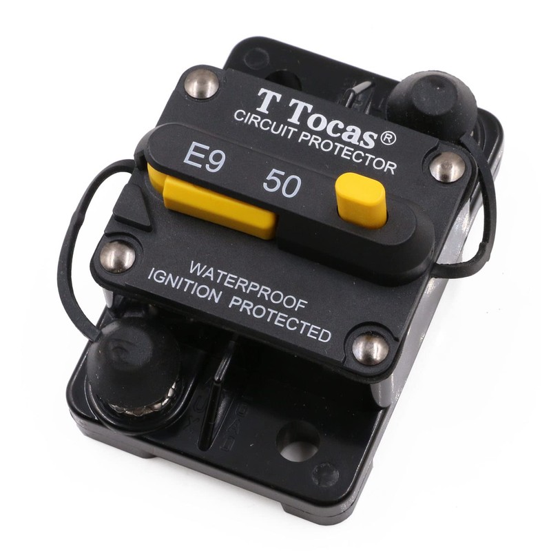 T Tocas Type III 50 Amp Circuit Breaker with Switch