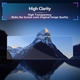 SXCY for 2025 Infiniti QX80 Screen Protector [2PCS GPS 14.3 Inch] for 2025 Infiniti QX80 Accessories 2025 QX80 Infotainment Screen Protector[4H Nano]