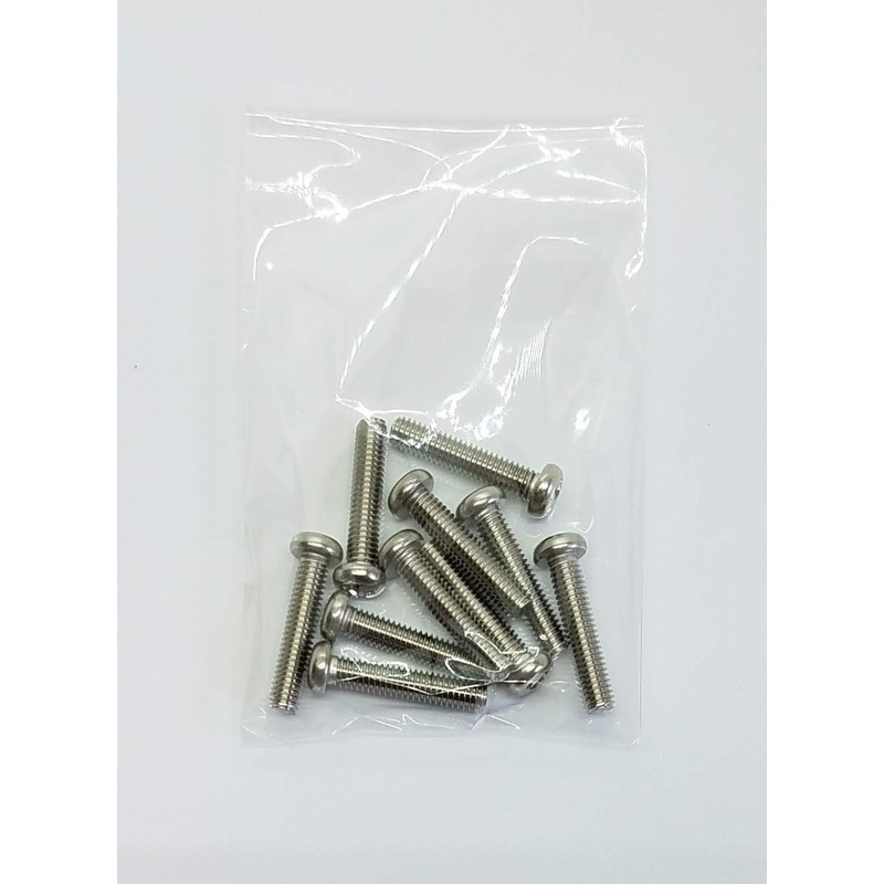 [M4x20] Stainless Steel Pan Head Machine Screws (10 pcs)