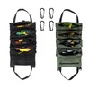 LUYEJKO 2 PCS Roll up Tool Bag,Tool Roll Bags,Small Tool