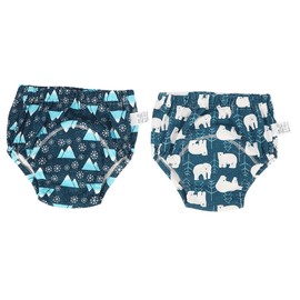 2pcs Baby Pee Potty Training Pants Infant Cotton Training Underwears for Newborn2# L