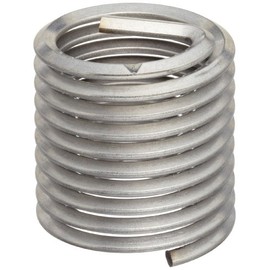 E-Z LOK Coil Threaded Insert for Metal 18-8 Stainless Steel Helical Wire Thread Insert 1/2-13 Internal Threads, 0.500" Length, Pack of 5