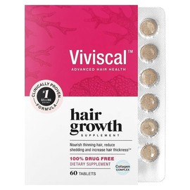 Viviscal, Hair Growth Supplement, 60 Tablets / Viviscal (비비스칼), 모발 성장 보충제, 60정