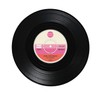 4 x Retro Style Vinyl Coasters/10.5cm Diameter
