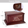 Wood Urn, Professional Wooden Urns for Human Ashes Adult,Cremation Urns