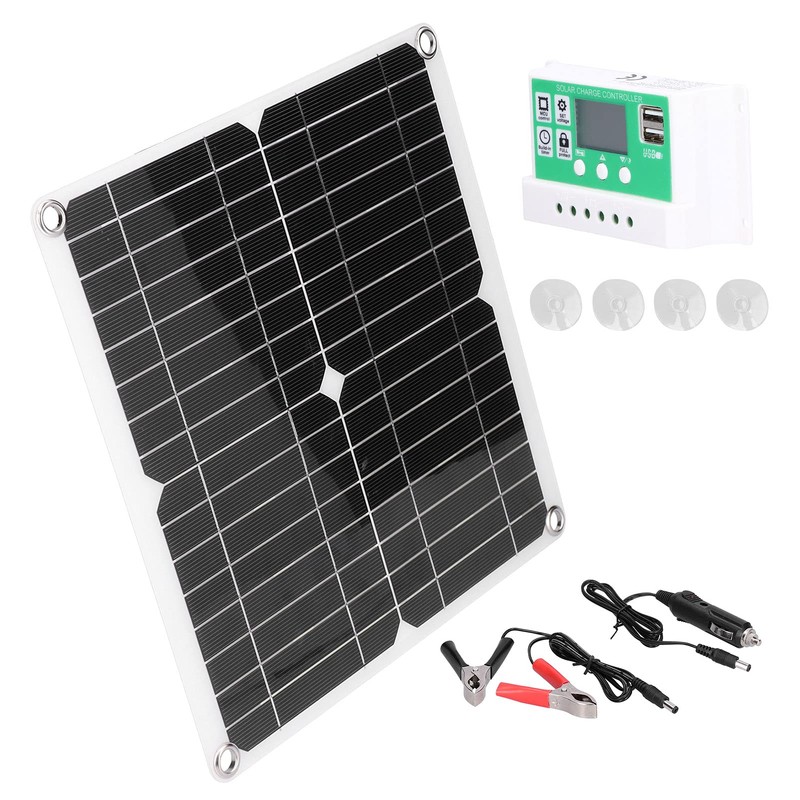 Haofy 40W 18V Monocrystalline Silicon Flexible Solar Panel, Waterproof with