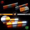 LRTER 2 in 1 Emergency Strobe Traffic Advisor Light Bar