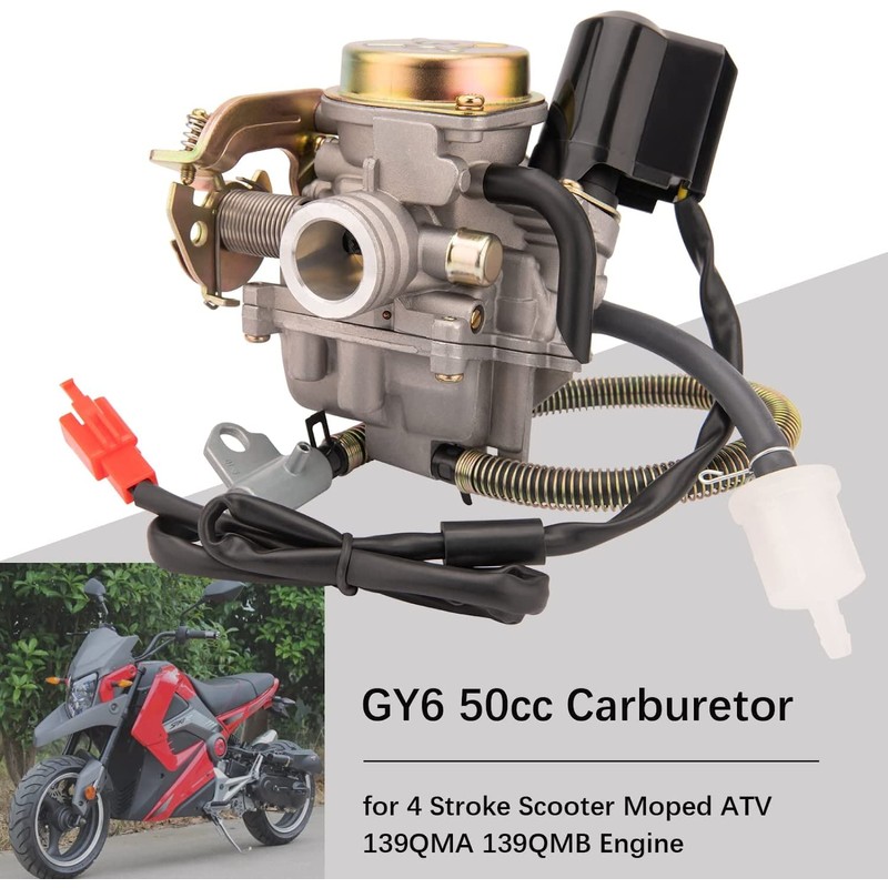 mycheng 50cc Carburetor 4 Stroke GY6 High Performance 139QMB Carburetor