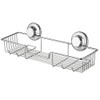iPEGTOP L-4 Strong Suction Cup Shower Caddy Bath Shelf Storage,