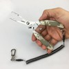 ANCLLO Multi-Functional Lightweight Stainless Steel Fishing Plier Fishing Gear with
