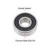 sourcing map 608-2RS Deep Groove Ball Bearing 8x22x7mm Double Sealed