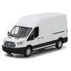 Collectibles Greenlight 86083 2017 Ford Transit Extended Van High Roof-White