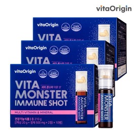 비타오리진 비타 몬스터 이뮨샷 10입 x 3박스 Vita Origin Vita Monster Immune Shot 10 Packs x 3 Boxes