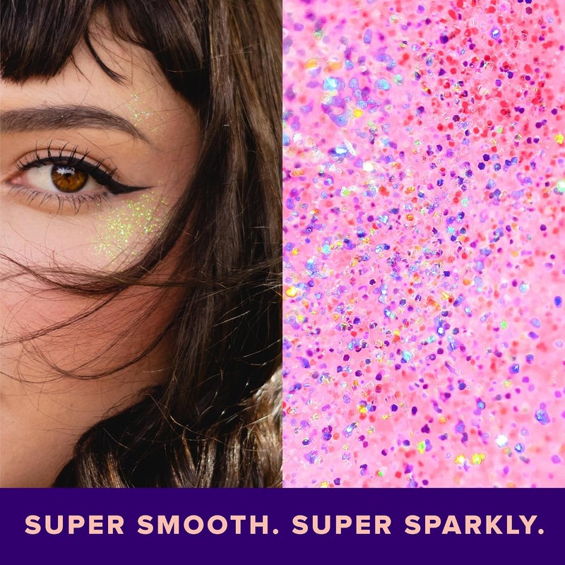 Unicorn Snot Glitter gel for body and face - pink