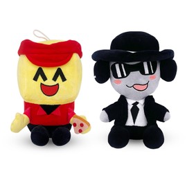 2PCS Plush Toys, Soft Stuffed Animals, Cute Plushies for Home Decor Game Fans and Comfort Companions