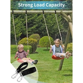2 Stück Schaukelgurte, Baumgurt, Hängemattengurt, Kordel, Außenschaukel, 30 cm, Nylon, Befestigung für Hängesessel, Schaukeln und Zubehör