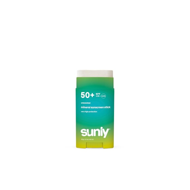 ATTITUDE Mineral Sunscreen Stick SPF 50, Broad Spectrum Zinc Oxide,