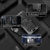 Erivis Full-Wrap Key Fob Cover for Landrover Rover Evoque 2010-2017(ModelA)
