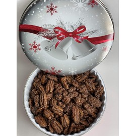 Cinnamon Roasted Nuts Gift Tin (Pecans, 1.5 Pound)