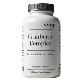 NØØT Cranberry Pills for Women - Urinary Tract Health Supplement - Kidney Support Supplement - Made from Organic Cranberries - 60 Capsules / 2 Month Supply