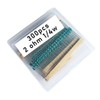 Jiefafa 2 1/4W, 2R1/4W, 2 ohm, 2 R 1/4W, 2Ωresistor,