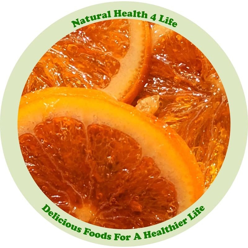 Natural Health 4 Life Glace/Candied Orange Slices 400 g (1