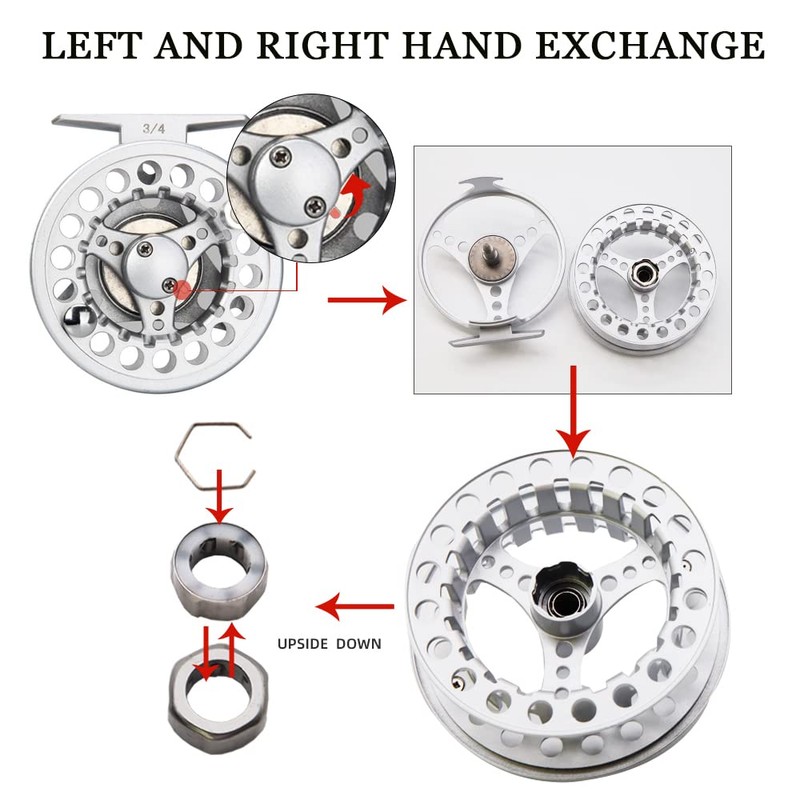 ANGLER DREAM AnglerDream 3 4WT Fly Reel with Line Combo