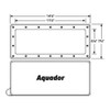 Aquador Widemouth Above Ground Pool Skimmer Cover Kit Model 1010