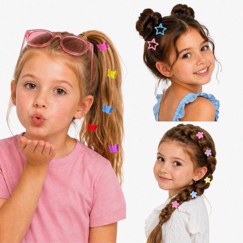 2056 Pcs Hair Accessories for Girls & Toddlers, Ponytail Holders,