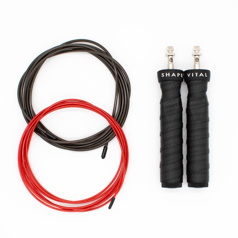 SHAPEVITAL Speed Rope | Ergonomic Skipping Rope | Includes 2