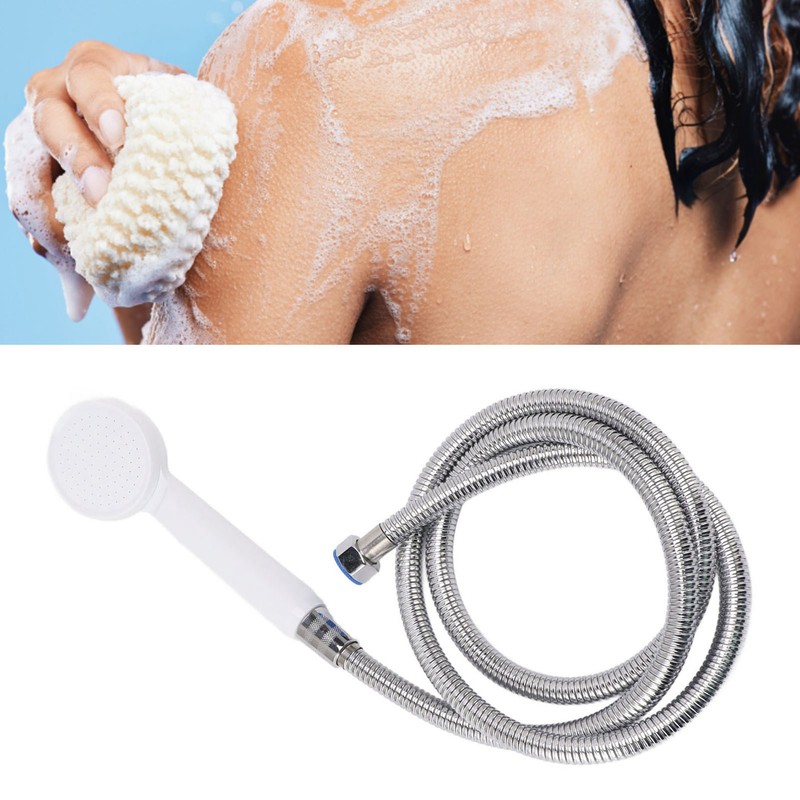 Handheld Showerhead ABS Thicken White Baking Paint Hand Shower Sprayer
