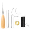 Samcos Leather Craft Leather Tool Set, Sewing Tools, Needles, Handmade,