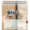 Fingerprint Door Lock, Smart Fingerprint Door Knob with Keypad, Biometric