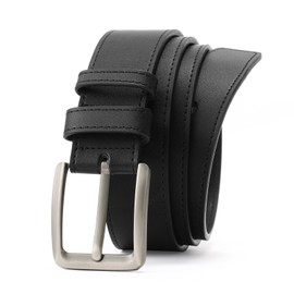 SENDEFN Men's Casual Leather Jeans Belt Dress Classic and Fashion for Men 1.5" Wide with Gift Box