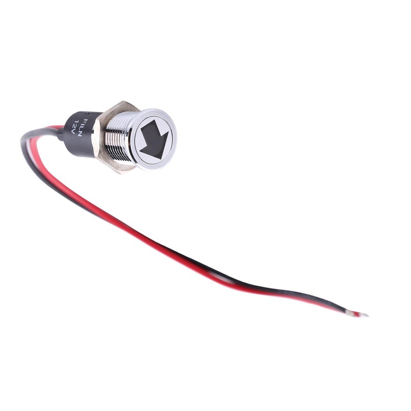 SOCOCO 12V 14mm LED Indicator Light, Indicator Light IP65 Dash