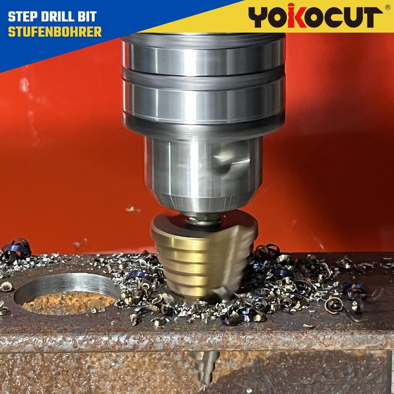 Step Drill Bit HSS Titanium Step Drill Bit For Metal