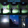 TELEMORE Rechargeable Flashlights High Lumens, Super Bright Flashlight Rechargeable with