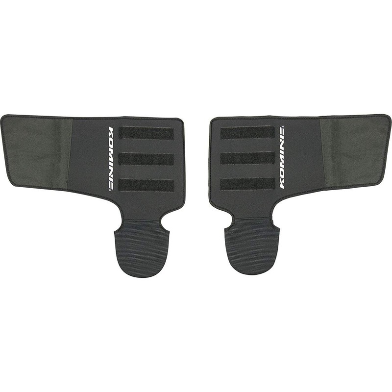 Komine AK-075 595 Motorcycle Neoprene Ankle Warmer, Black, Free