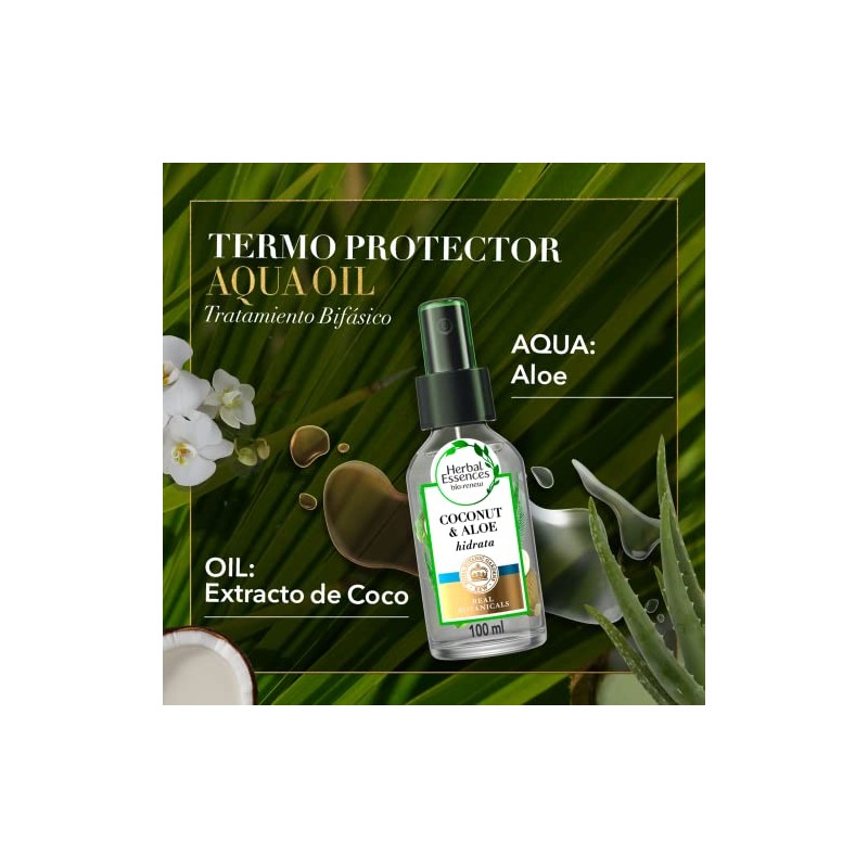 Herbal Essences Aqua Oil Bio:Renew Aloe & Extracto de Coco