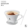 Gefu Porcelain Coffee Filter Sandro, Accessories, Ideal for Cups, Size