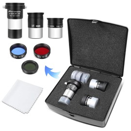 Astromania Accessory Kit Telescope Fully-coated Eyepieces - A Useful Set of Accessories For The Newcomer To Astronomy with High performance-price Ratio