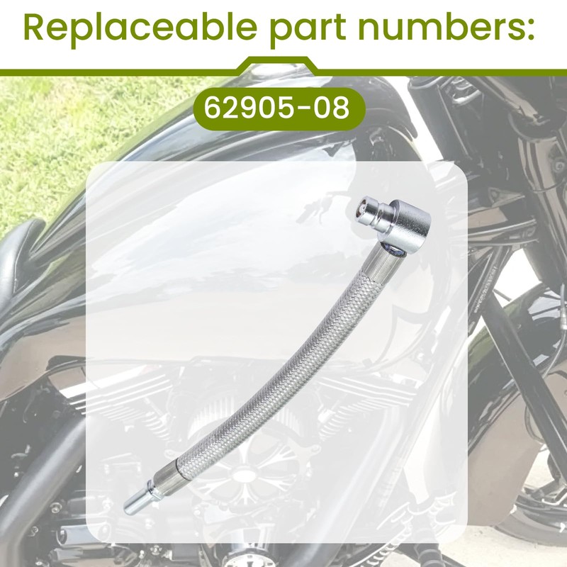 Fuel Line Stainless Fit for Harley Touring Bagger 2008-2011