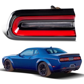 KNSPEC LED Tail Lights Compatible With 2015 2016 2017 2018 2019 2020 2021 2022 2023 Dodge Challenger Outer Rear Lights Assembly Factory OEM Taillights 68403955AB CH2800207(Challenger Left Driver Side)