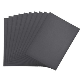 BOXONLY 9 x 11inch Wet Dry Sand Paper，Waterproof Sandpaper for Metal Sanding, Automotive Polishing 500 Grits 10pcs
