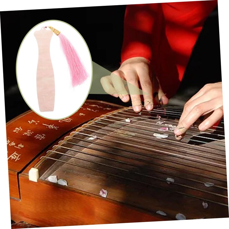 Kisangel Plastic Guzheng Picks Holder Pipa Nails Winding Organizer Nail