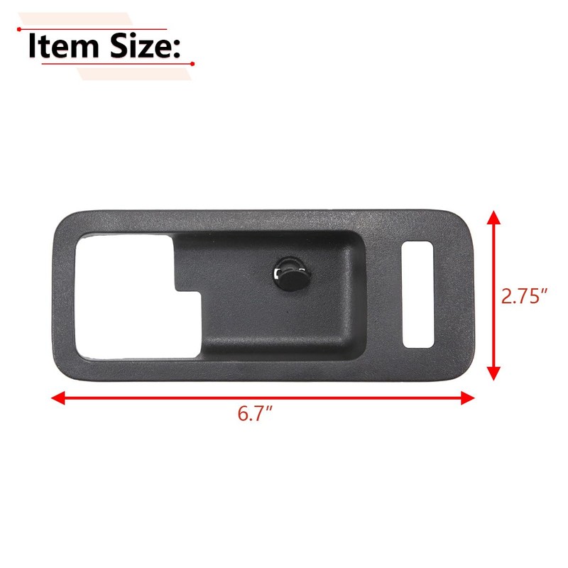RLB-HILON Front Left Interior Door Handle Trim Bezel Compatible with
